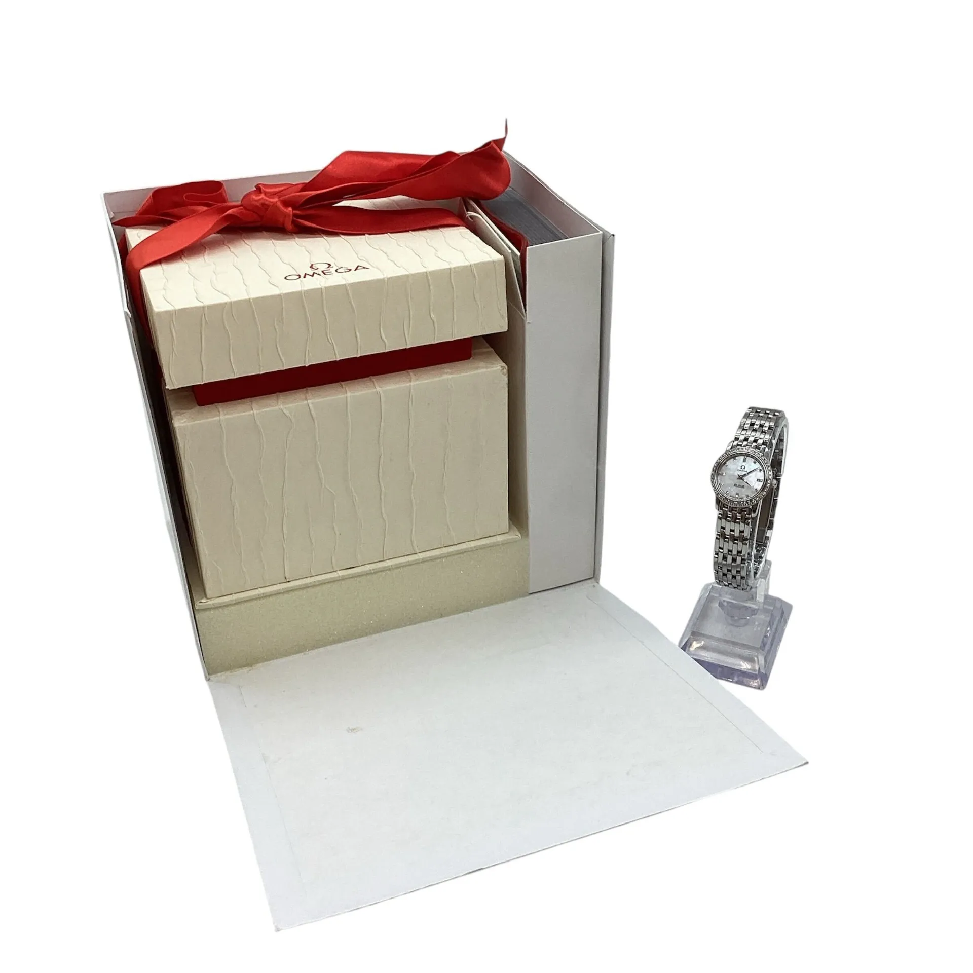 オメガ　SS　コンステレーション　ダイヤ　シェル