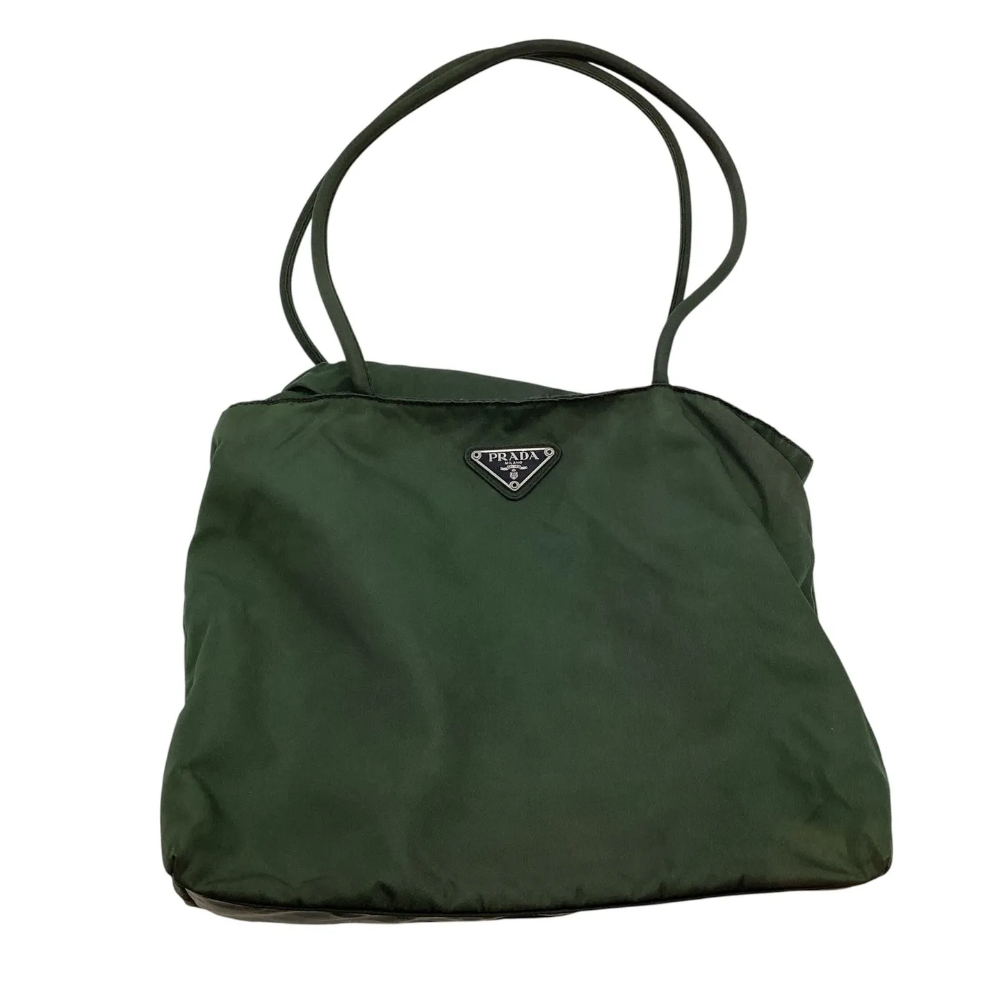 買取品のご紹介✨️プラダ ナイロン カーキ バッグ