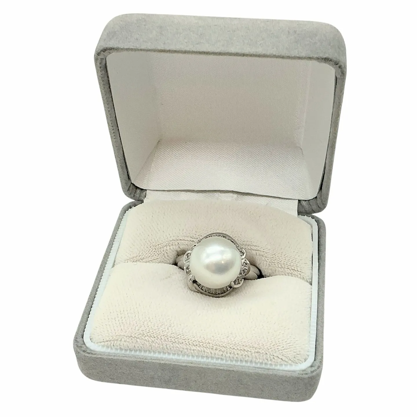 Pt900　パールリング