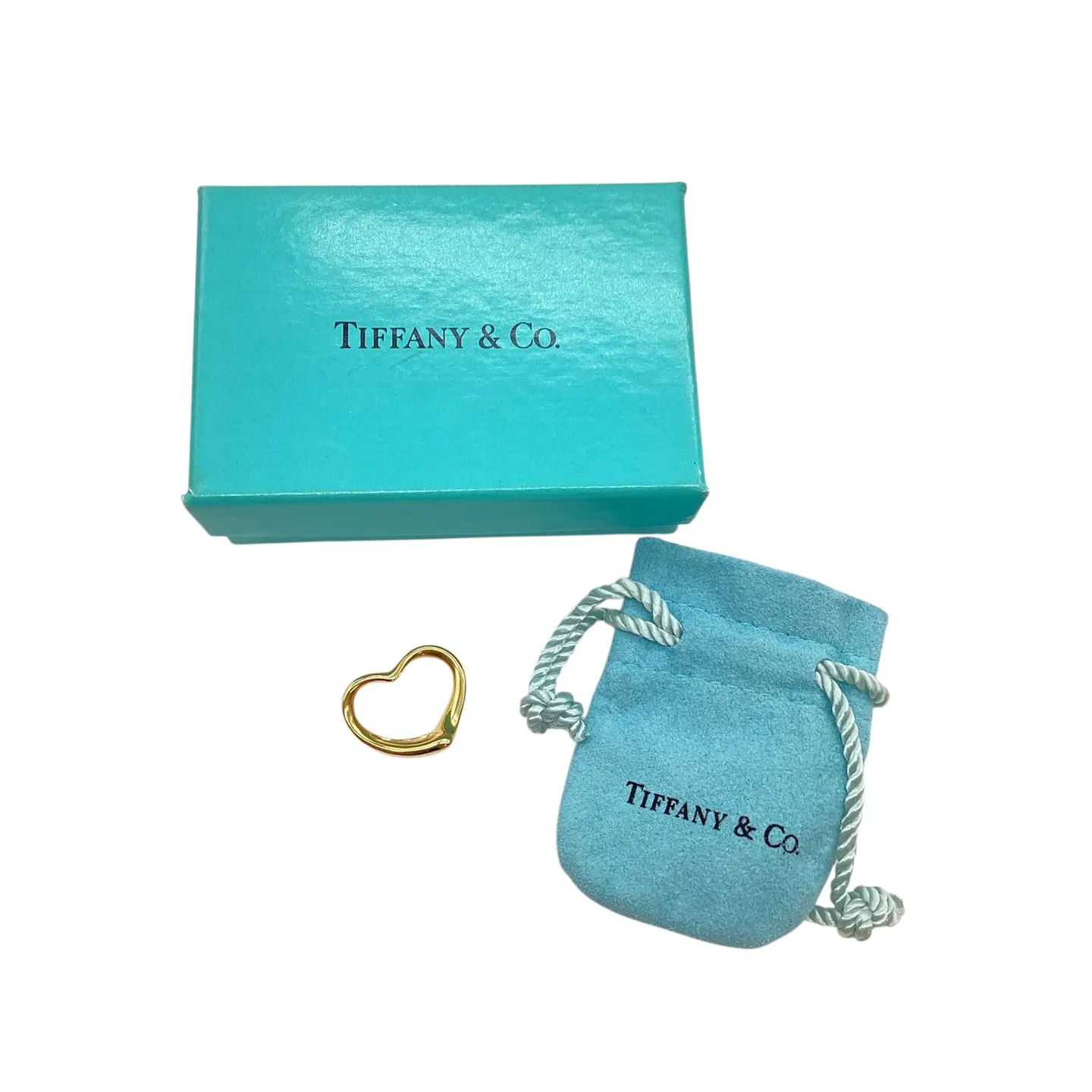 買取品のご紹介！ティファニー K18 オープンハート ペンダントトップ