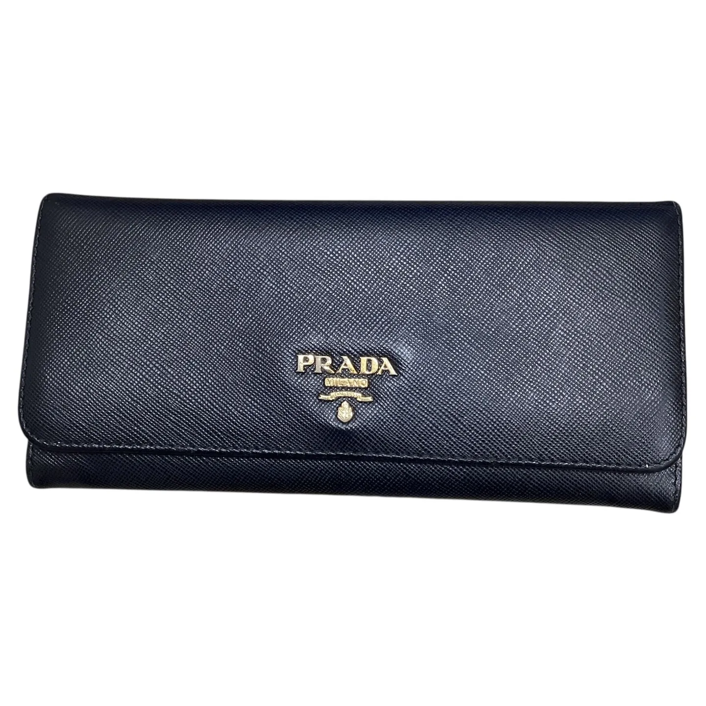 買取品のご紹介！プラダ 二つ折り長財布 サフィアーノ