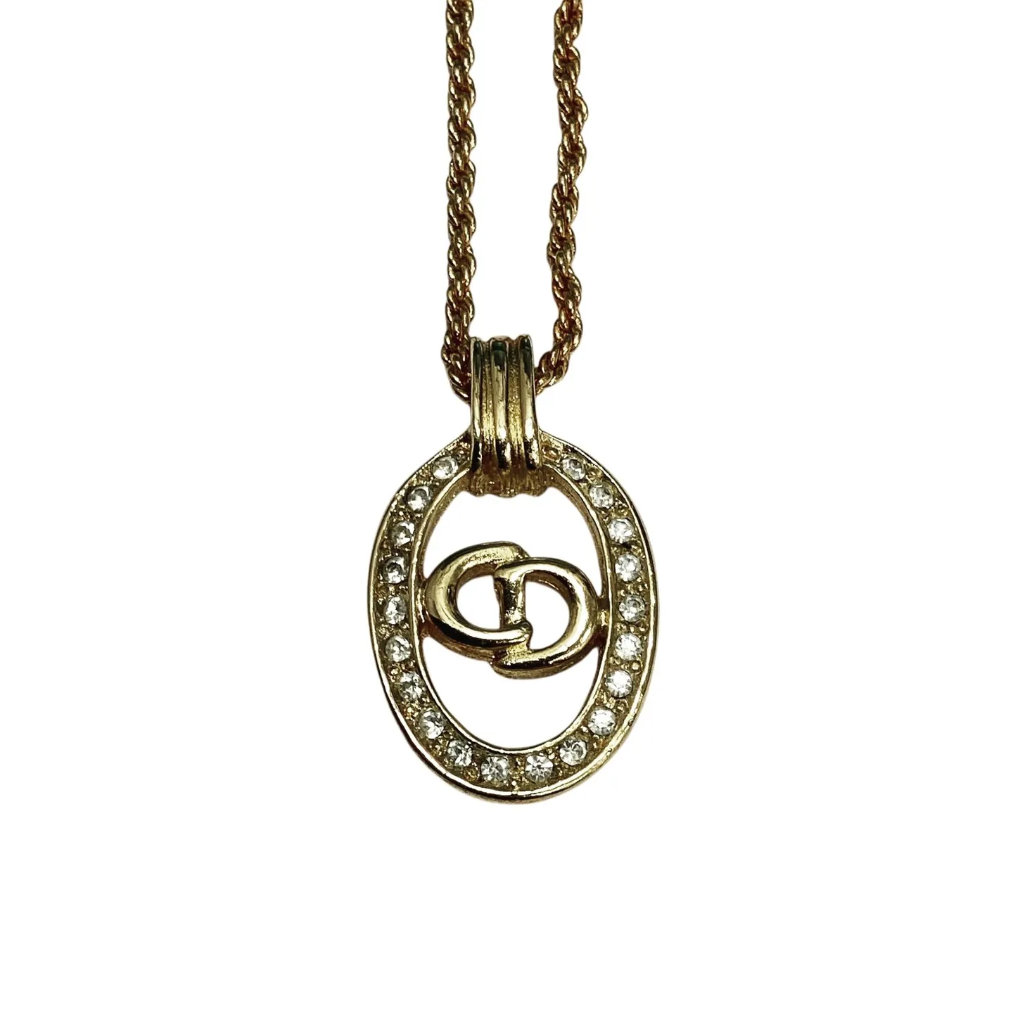 買取品のご紹介！ディオール ラインストーン ネックレス